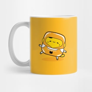 yellow cat kick boxer profession Mug